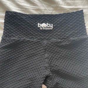 Black Croco Skin Full Length Leggings